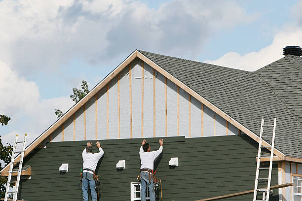 Professional Siding Contractor technician working in Rochester Mills, PA